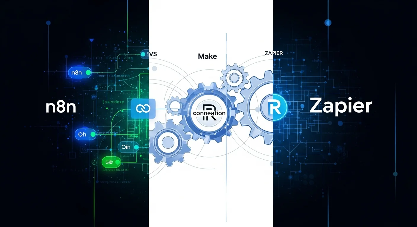 n8n vs Make vs Zapier: Best AI Automation Platform 2025